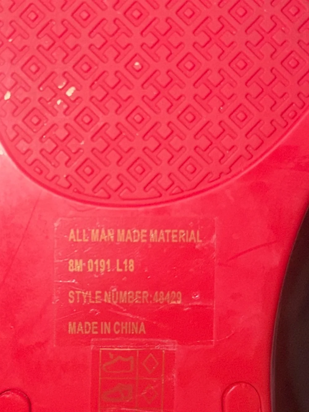 Tory Burch Bright Red Jelly Miller Thong Sandals